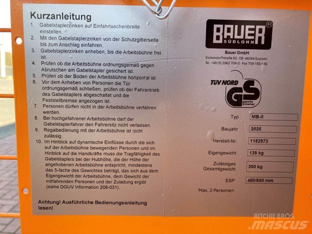 Bauer MB-II Manipulace s materiálem – ostatní