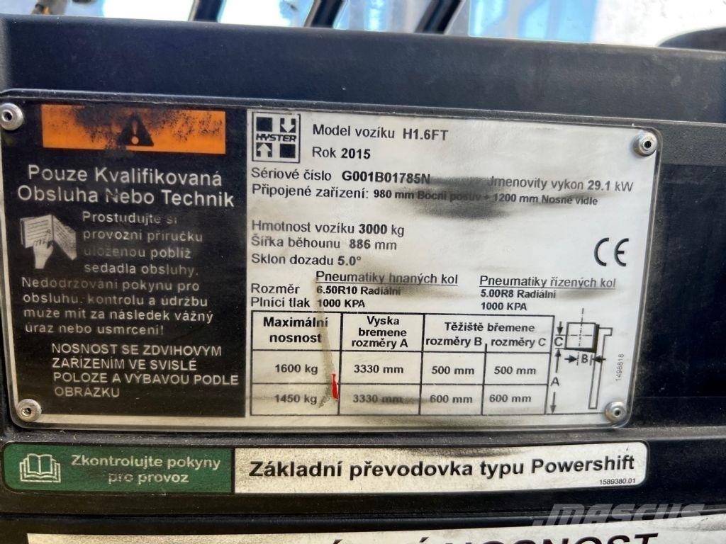 Hyster H 1.6 FT Dieselové vozíky