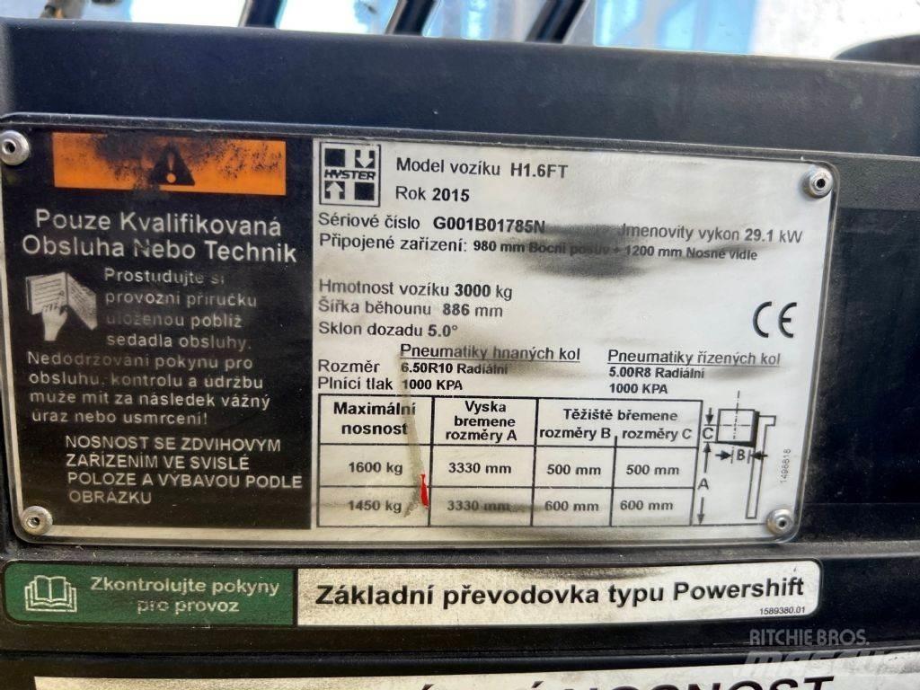 Hyster H 1.6 FT Dieselové vozíky