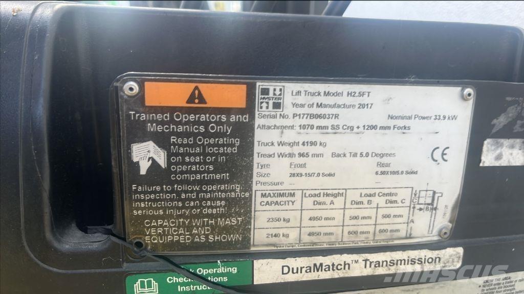 Hyster H 2.5 FT Dieselové vozíky