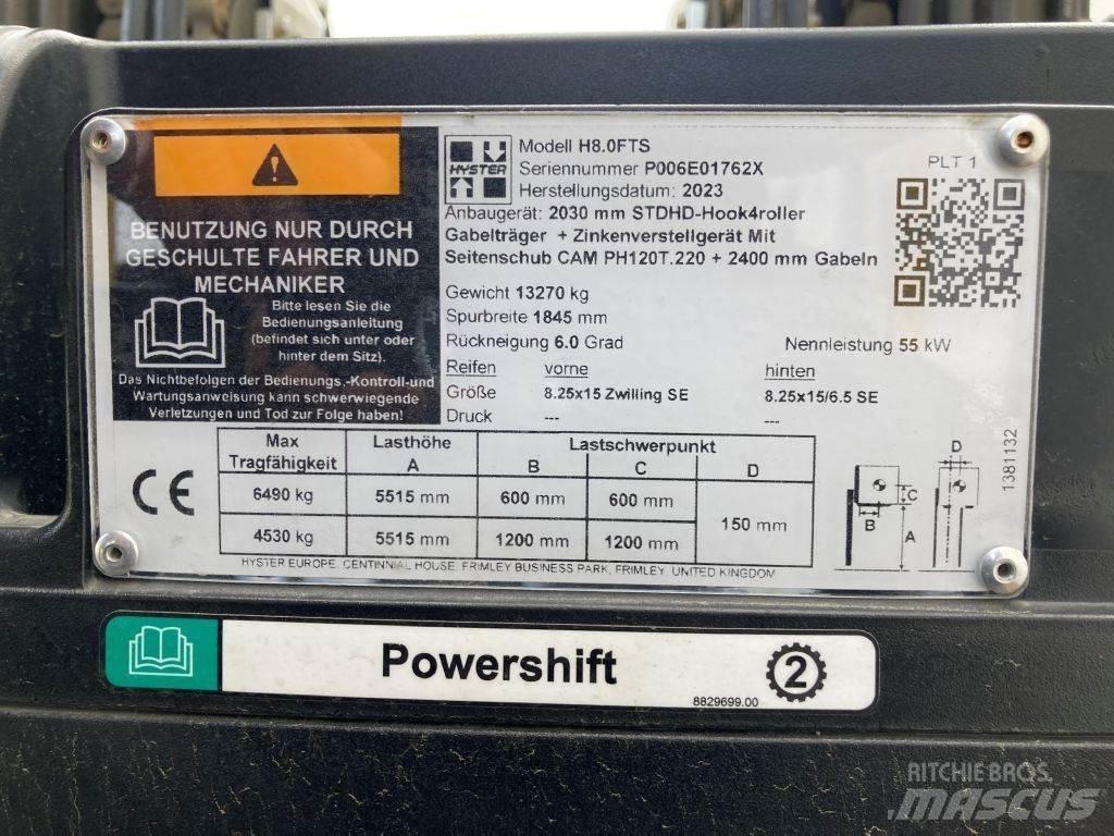 Hyster H 8.0 FTS Dieselové vozíky