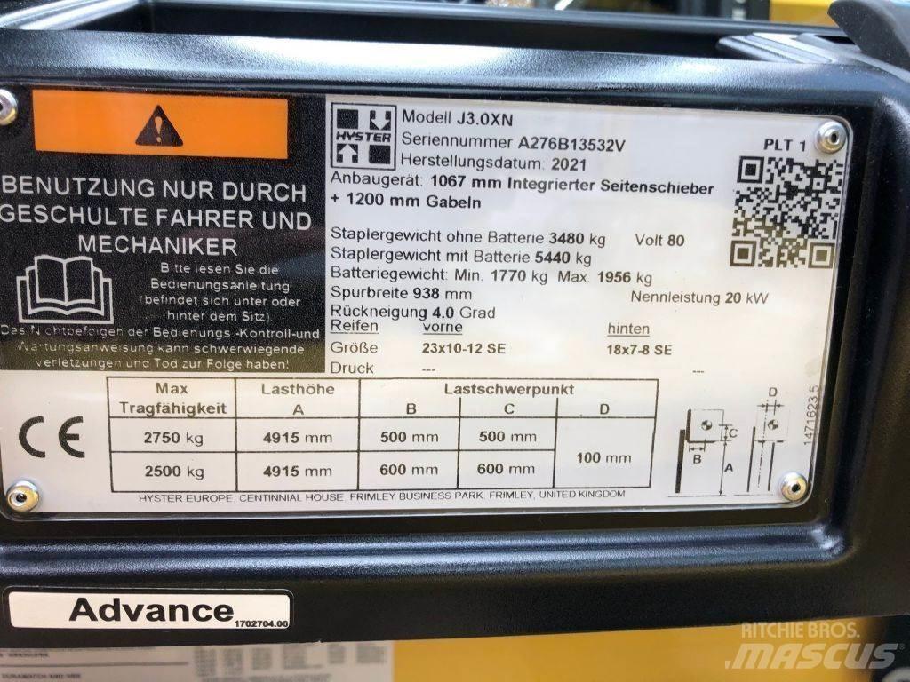 Hyster J 3.0 XN Akumulátorové vozíky