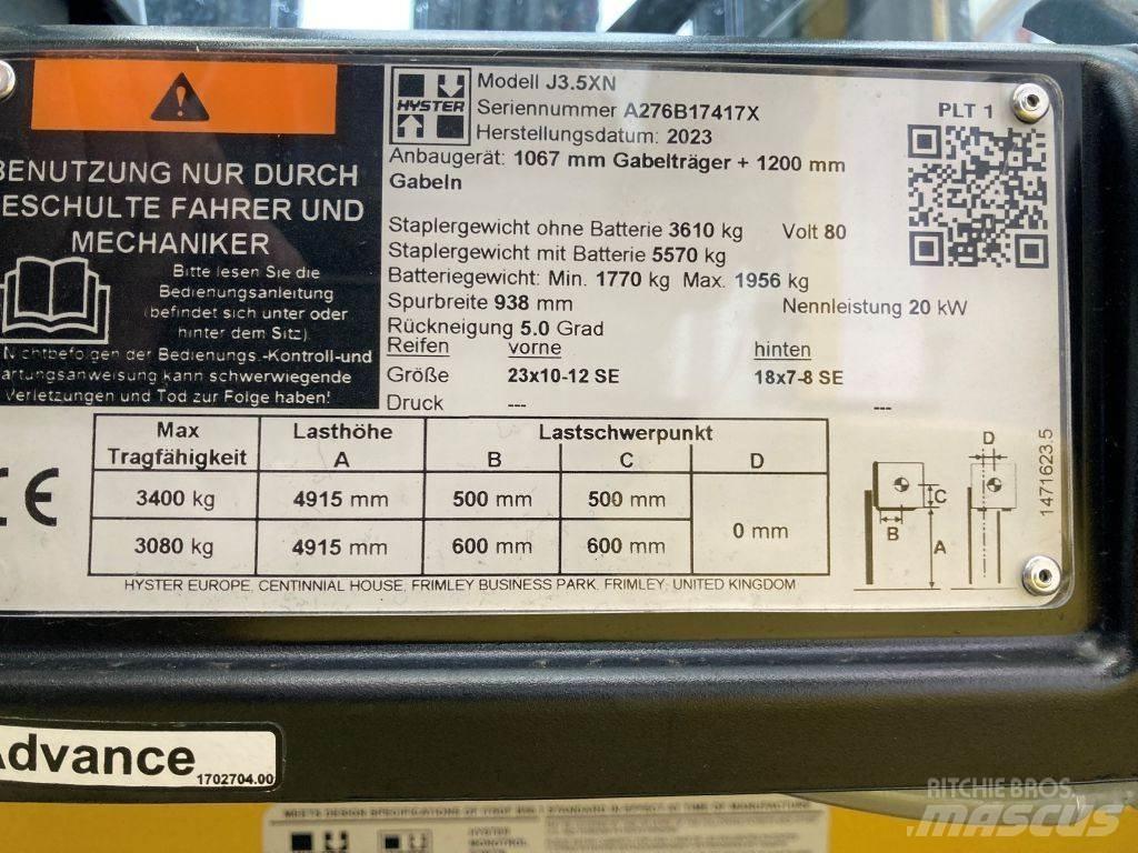 Hyster J 3.5 XN Akumulátorové vozíky