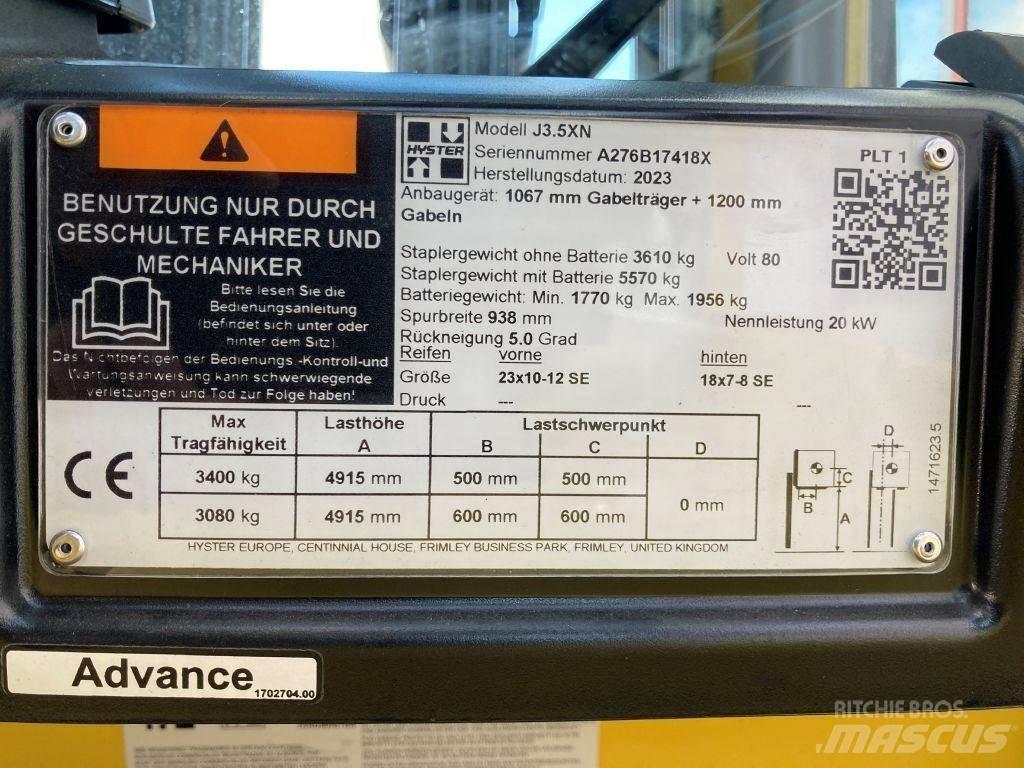 Hyster J 3.5 XN Akumulátorové vozíky