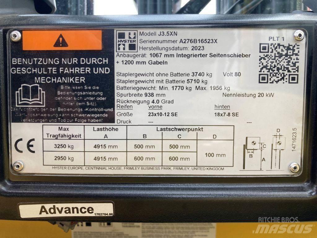 Hyster J 3.5 XN Akumulátorové vozíky