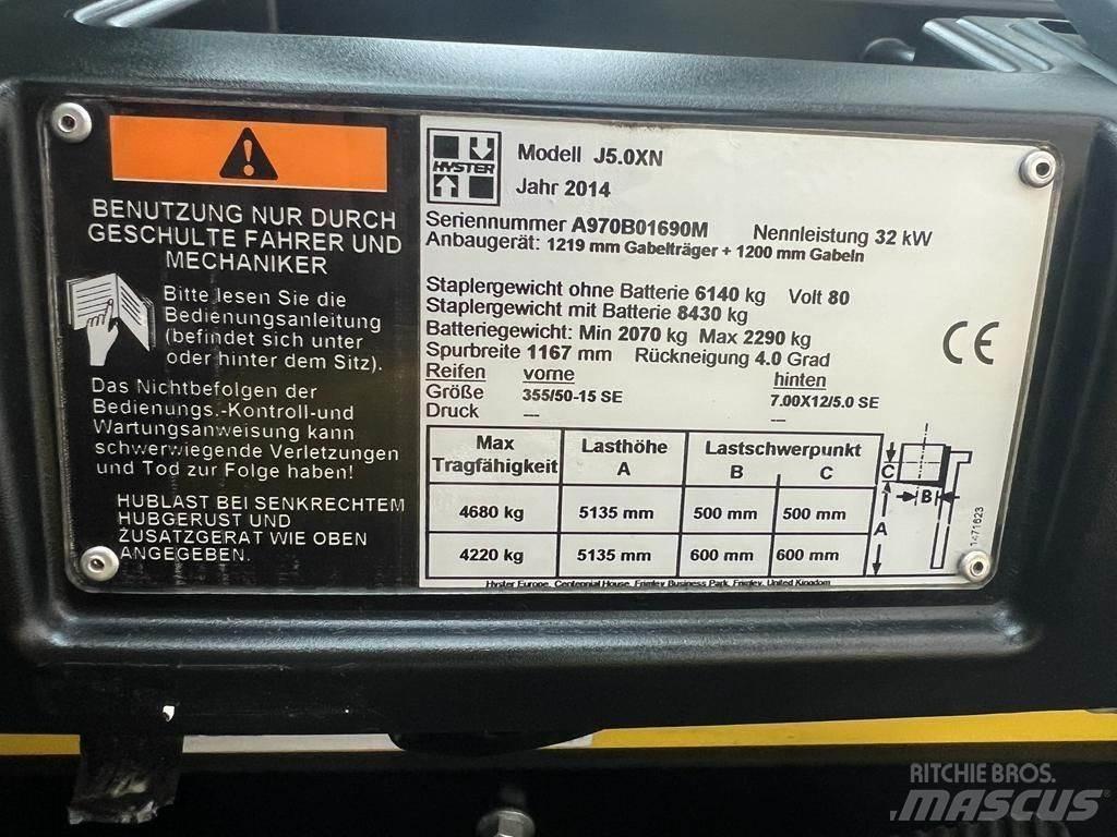 Hyster J 5.0 XN Akumulátorové vozíky