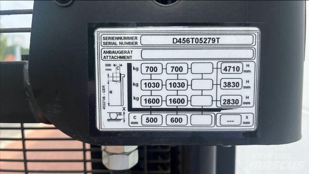 Hyster S1.6IL Ručně vedené vysokozdvižné vozíky