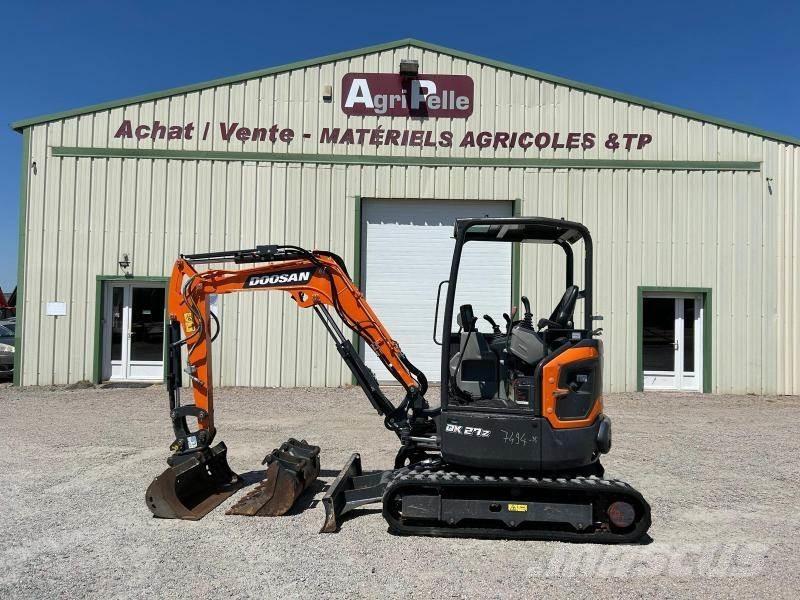Doosan DX27Z Mini rýpadla < 7t