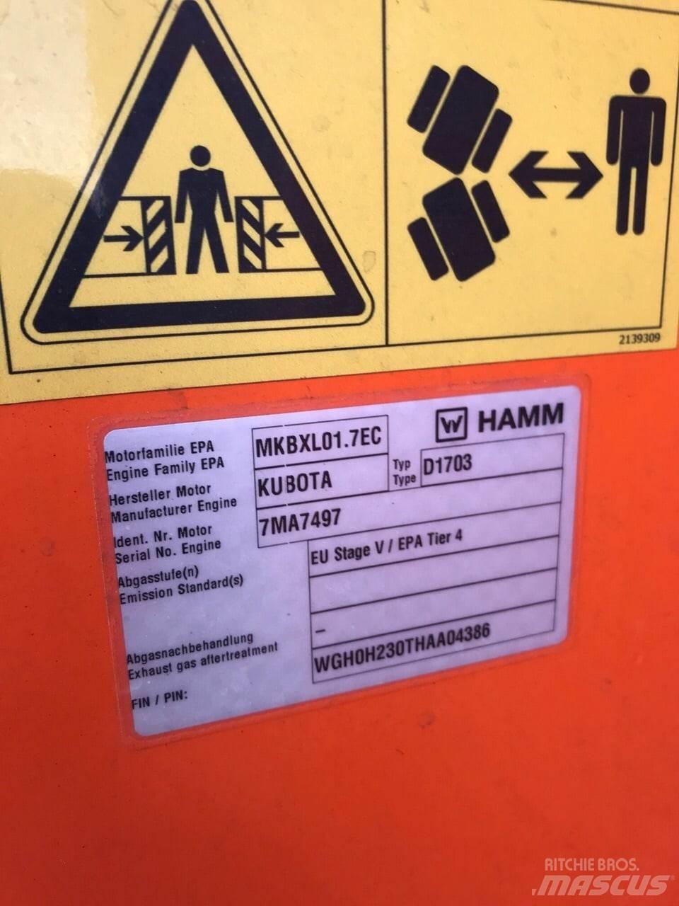 Hamm HD12VV Tandemové válce