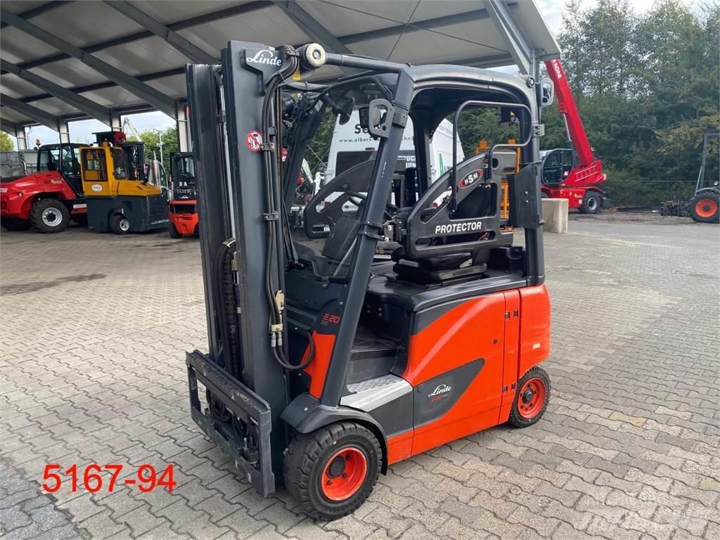 Linde E 20 PH 02 Akumulátorové vozíky