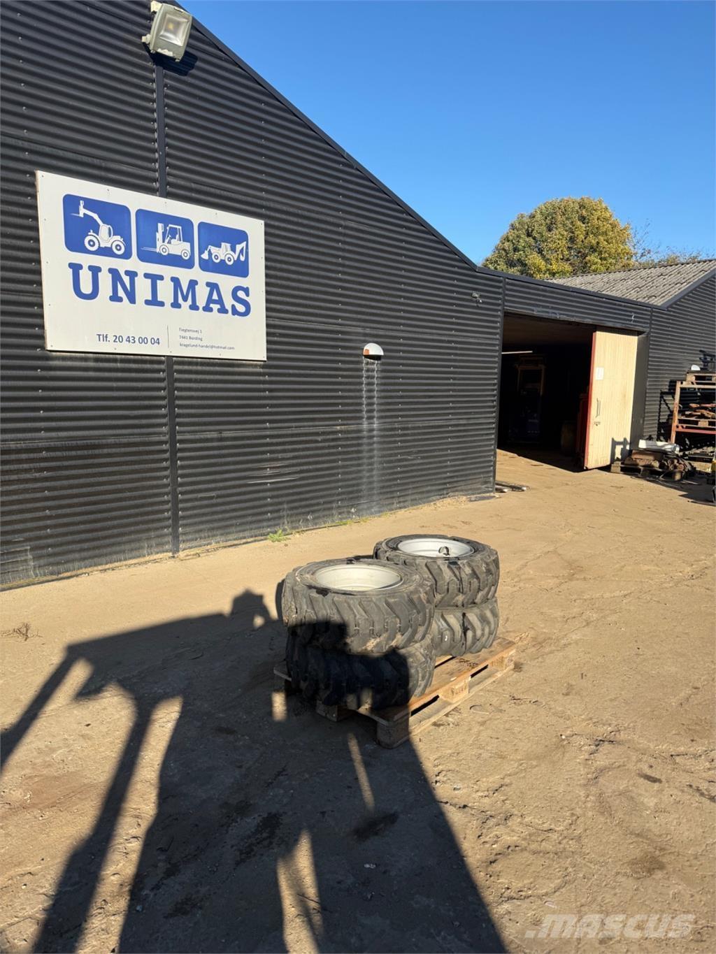  10-16.5 Pneumatiky, kola a ráfky