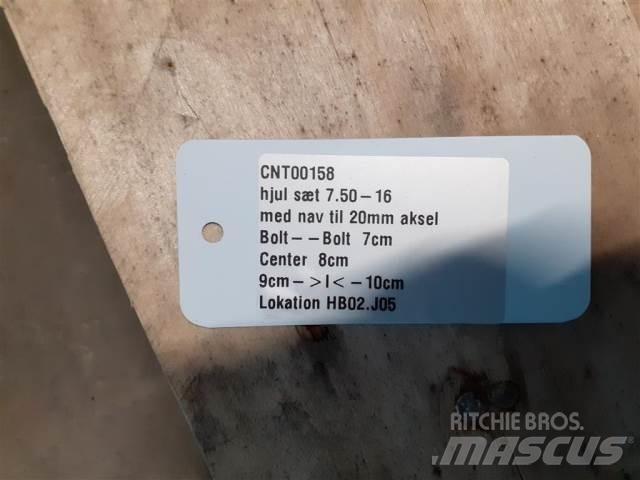  16'' 7.50-16 Sklápěcí přívěs