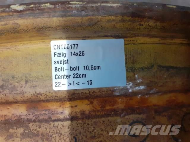  26 14x26 Pneumatiky, kola a ráfky