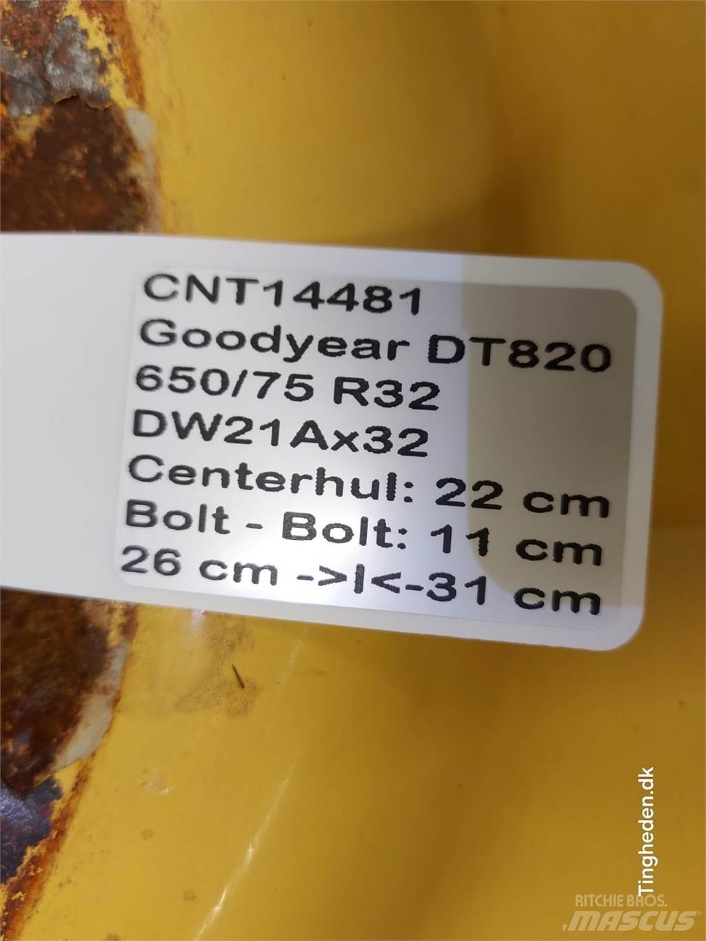  32 650/75 R32 Pneumatiky, kola a ráfky