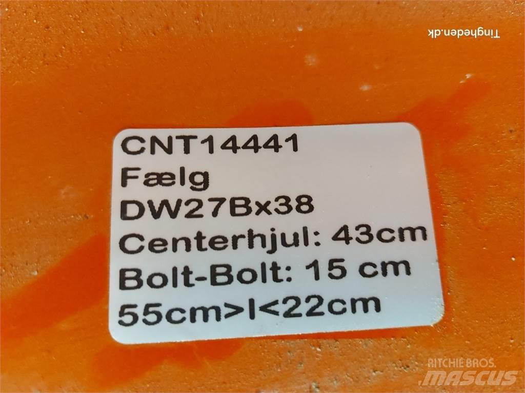  38 DW27Bx38 Pneumatiky, kola a ráfky