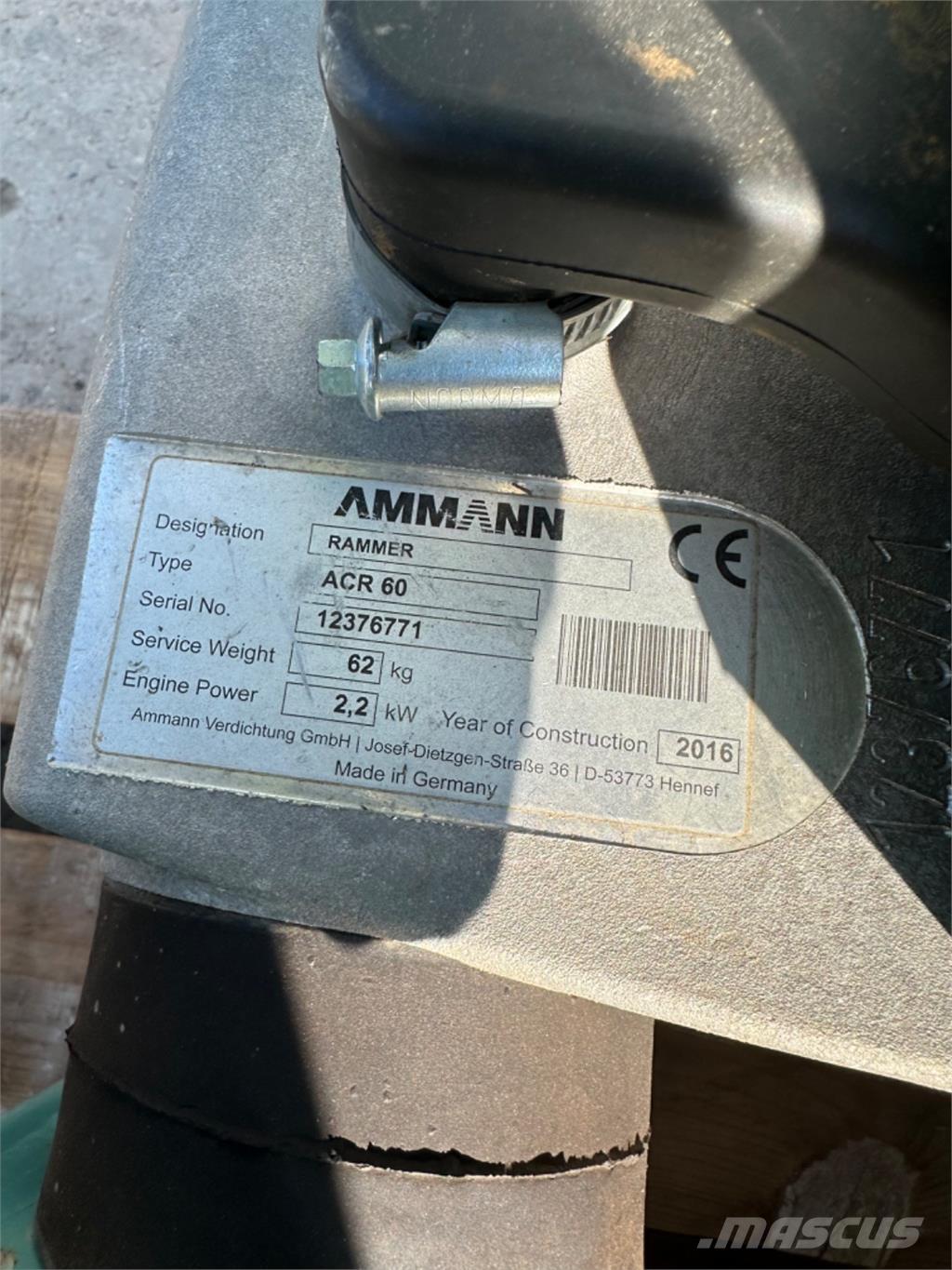 Ammann ACR60 Vibrační pěchy