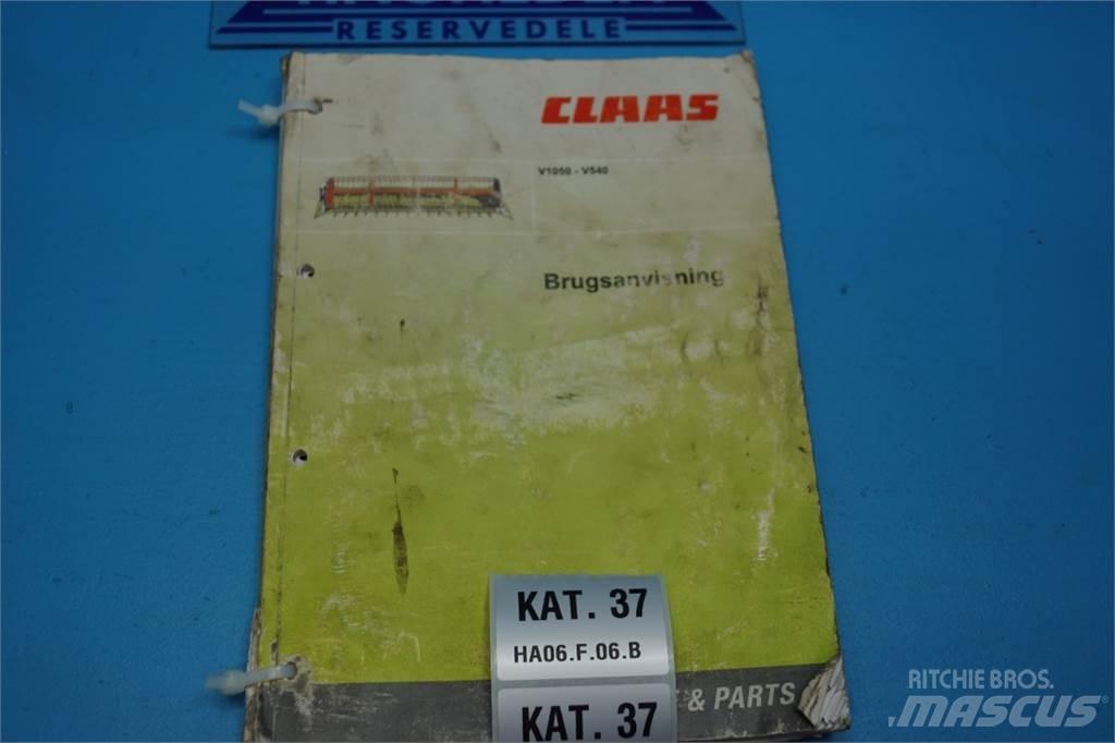 CLAAS V1050 Další