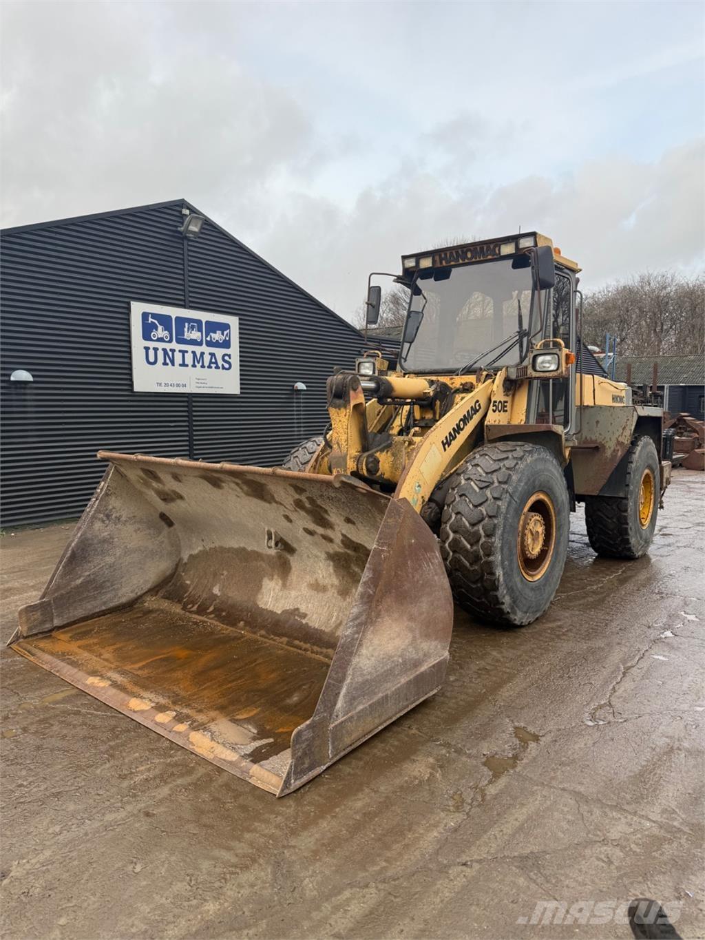 Hanomag 50E Kolové nakladače