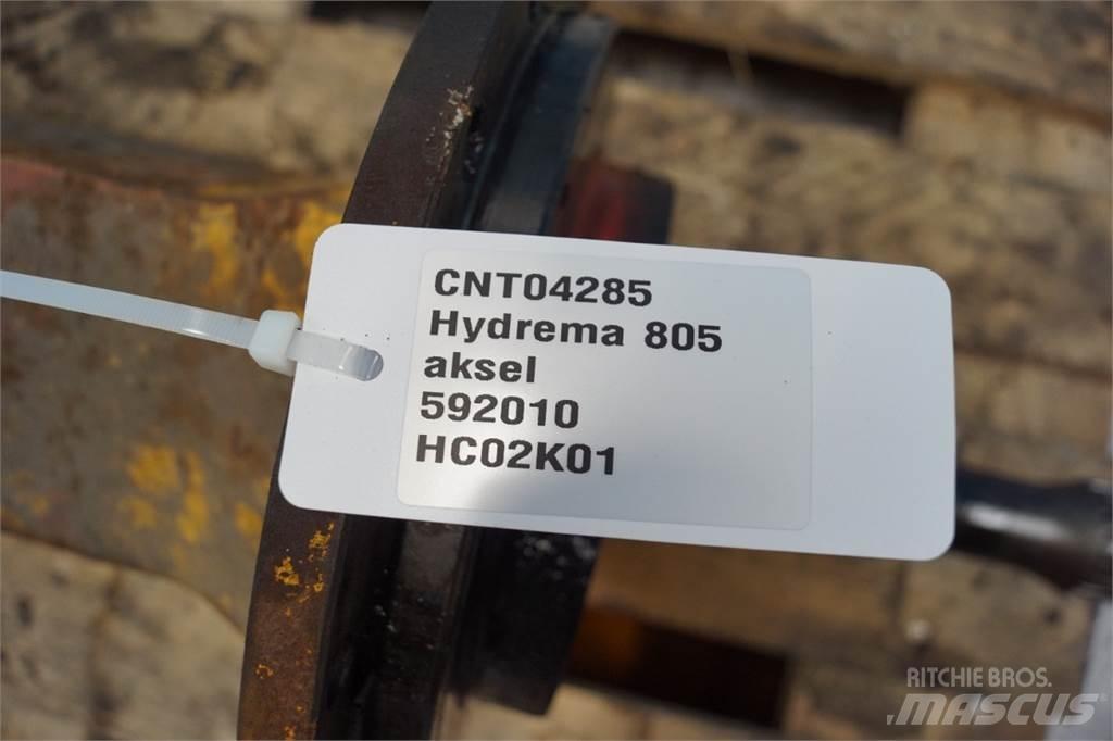 Hydrema 805 Nápravy
