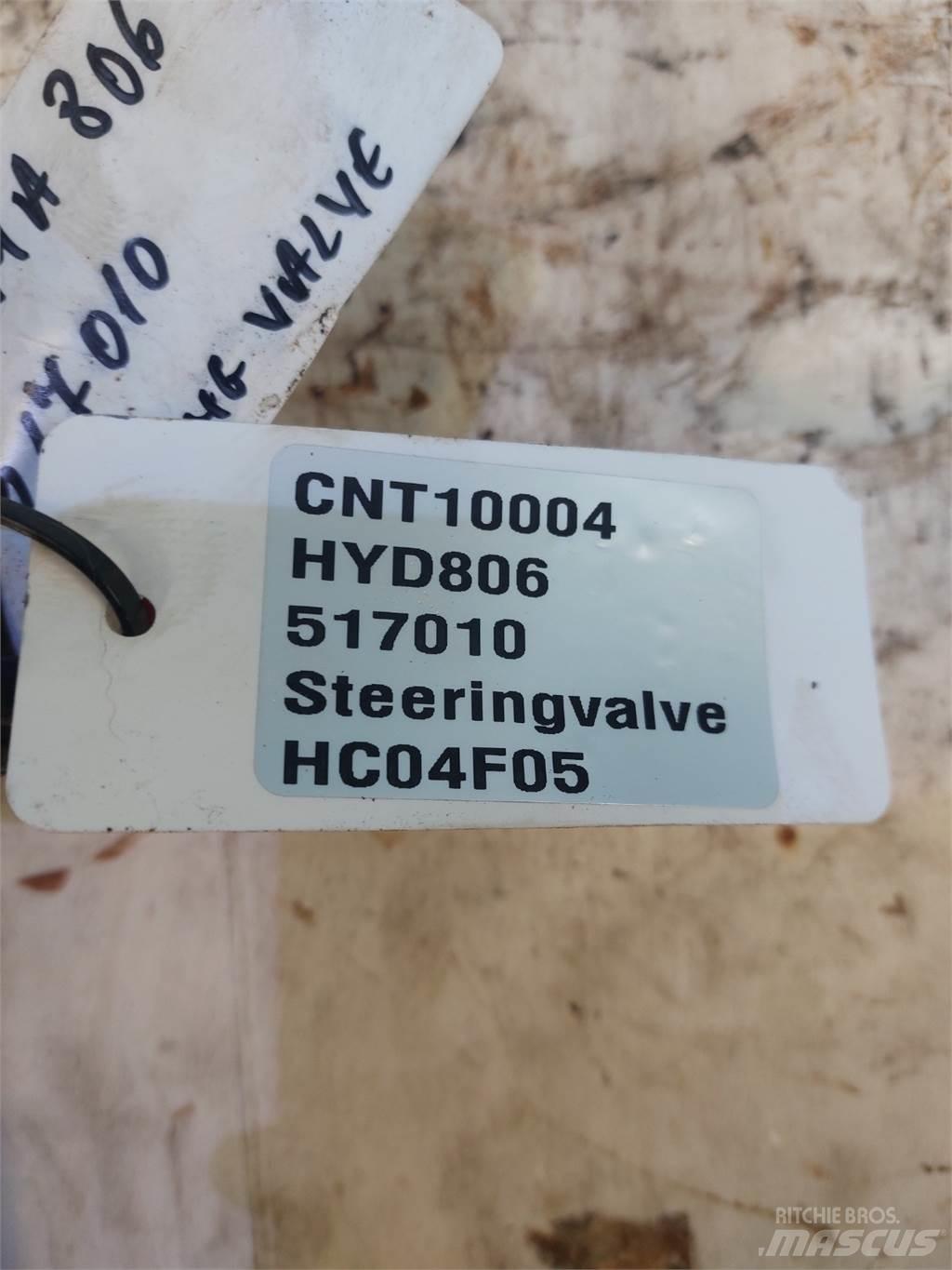 Hydrema 806 Nápravy