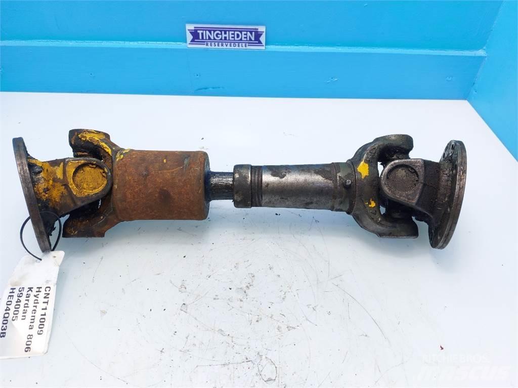 Hydrema 806 Nápravy