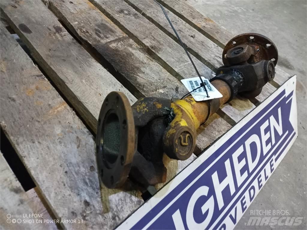 Hydrema 906A Nápravy