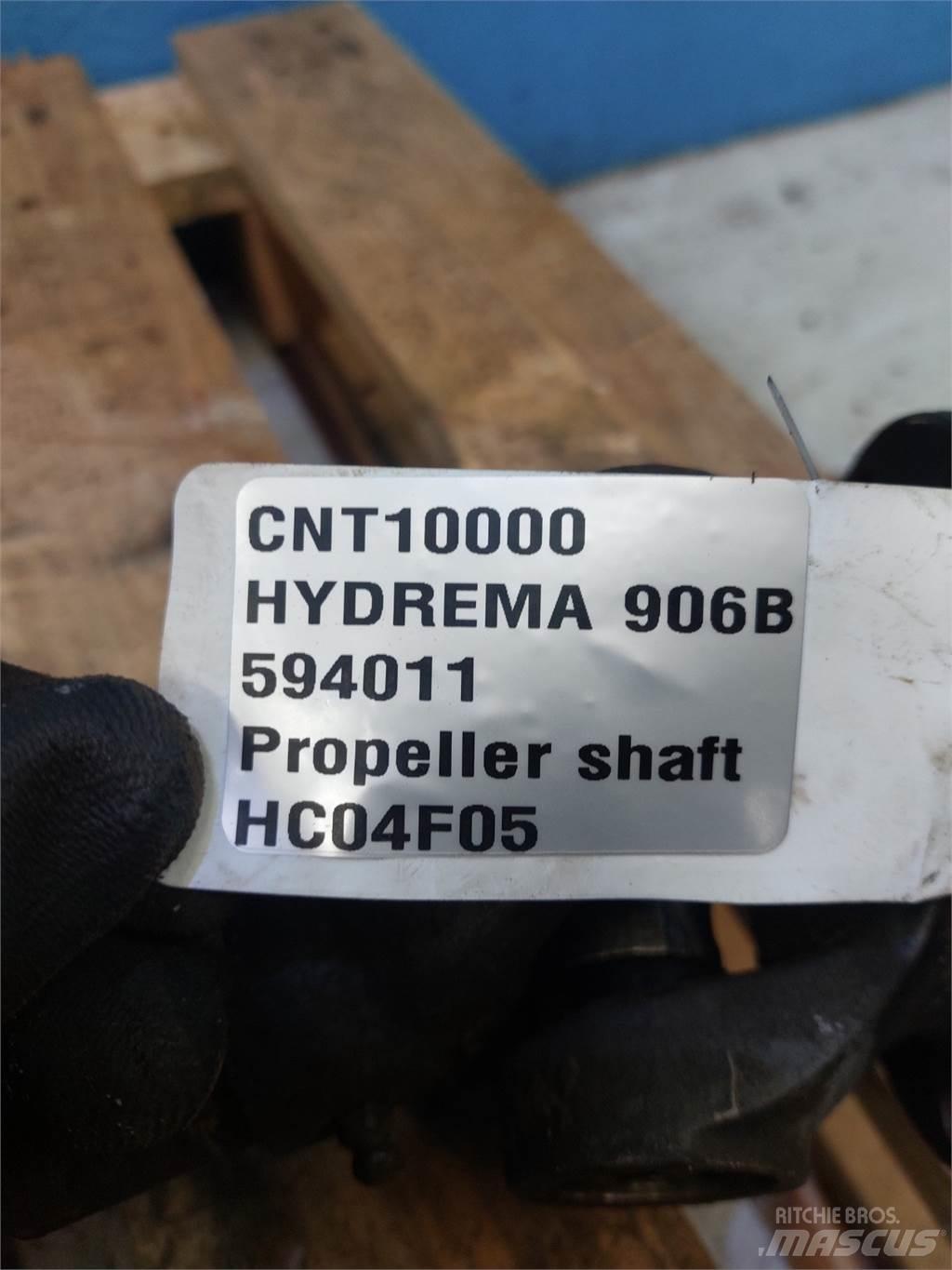 Hydrema 906B Nápravy