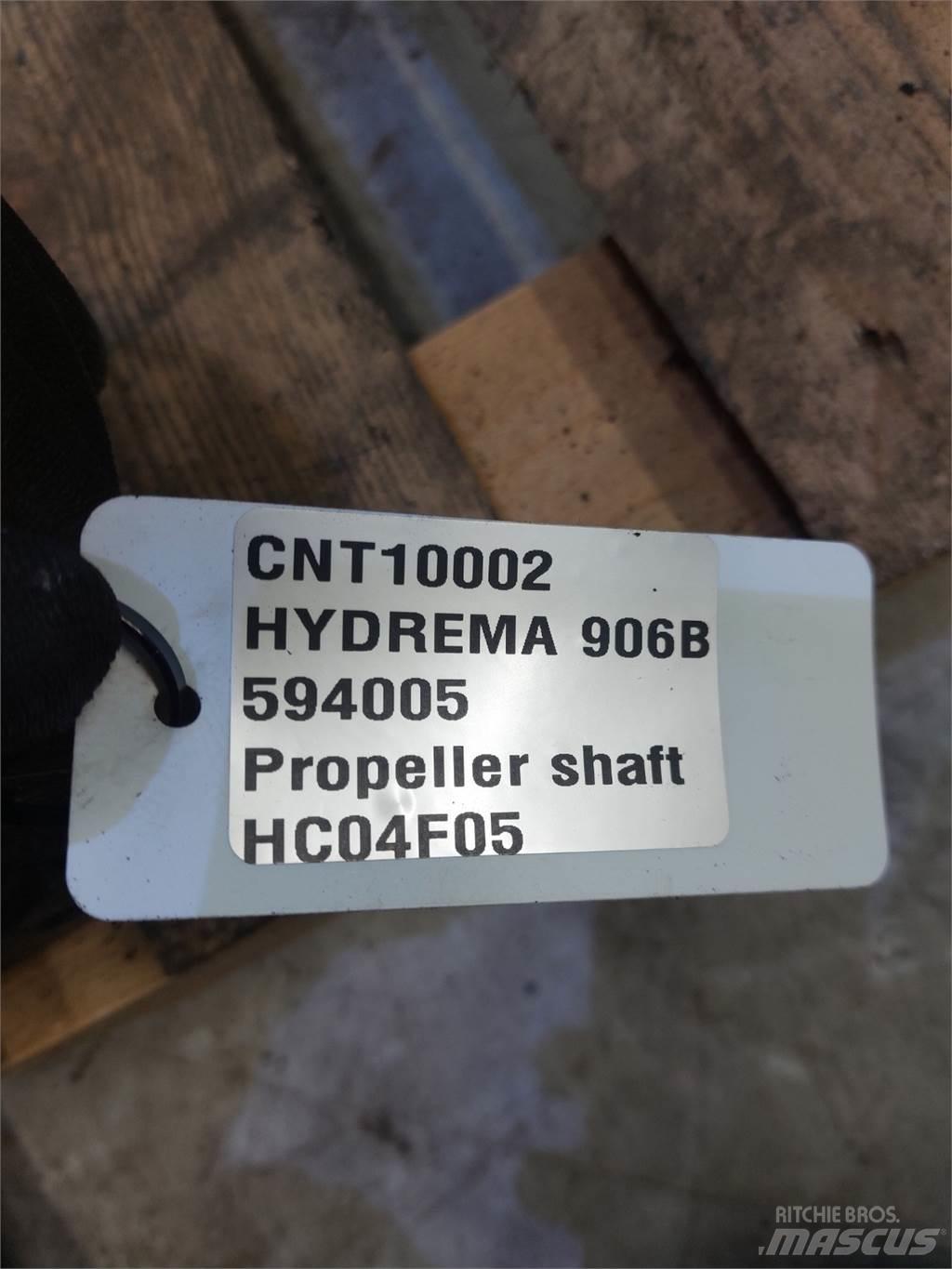 Hydrema 906B Nápravy