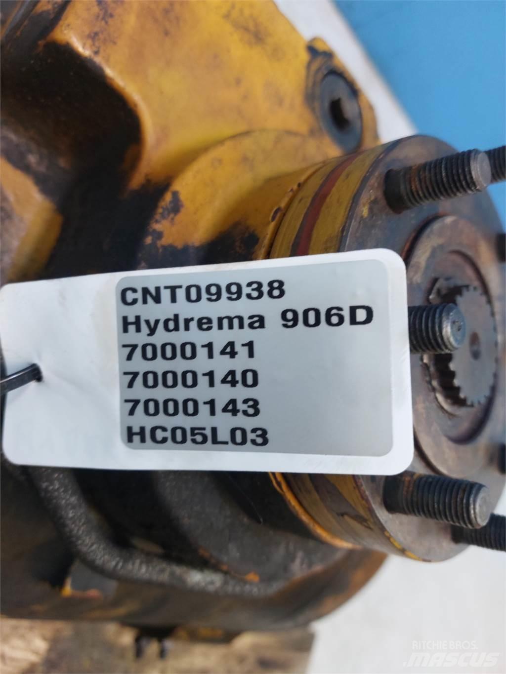 Hydrema 906D Nápravy