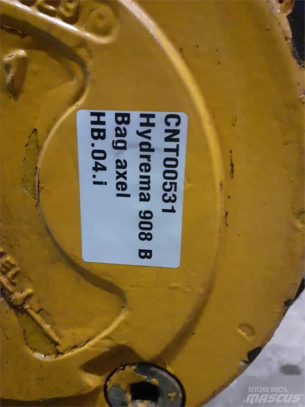 Hydrema 908B Nápravy