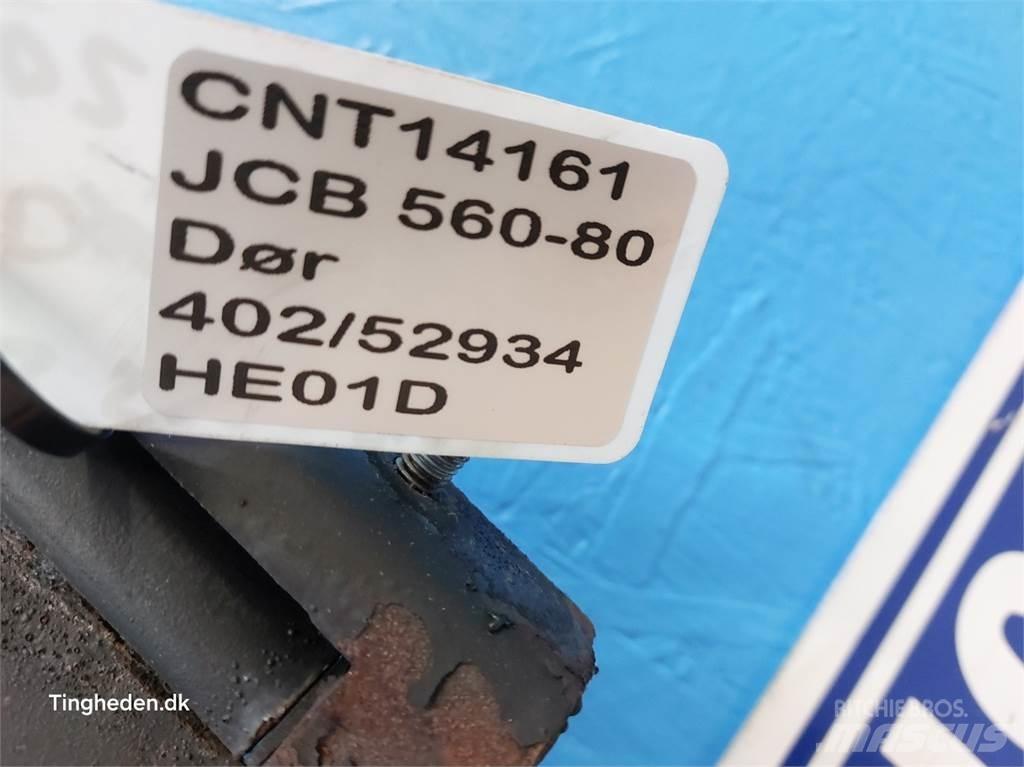 JCB 560-80 Kabiny a interiér