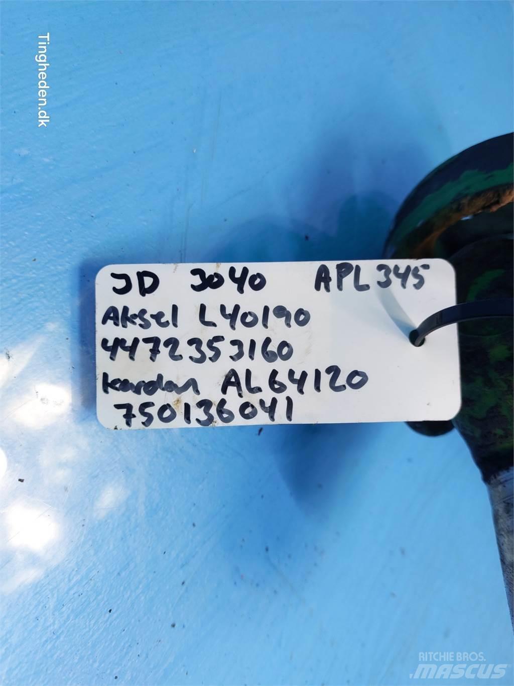 John Deere 3040 Další příslušenství k traktorům