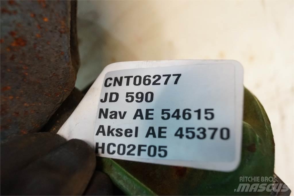 John Deere 590 Nápravy