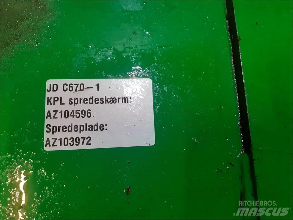 John Deere C670 Příslušenství a náhradní díly ke kombajnům