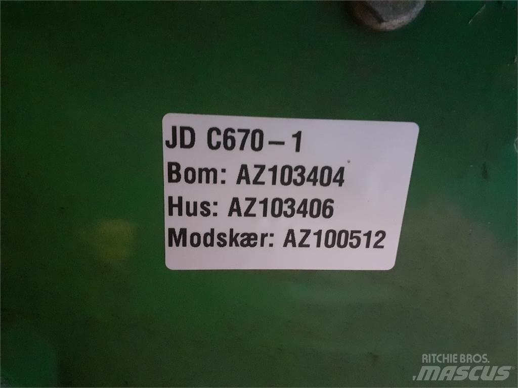 John Deere C670 Příslušenství a náhradní díly ke kombajnům
