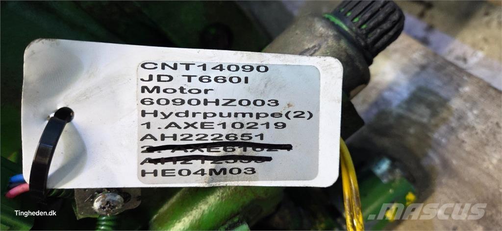John Deere T660 Hydraulika