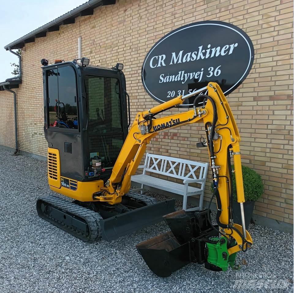 Komatsu pc16r hs Mini rýpadla < 7t