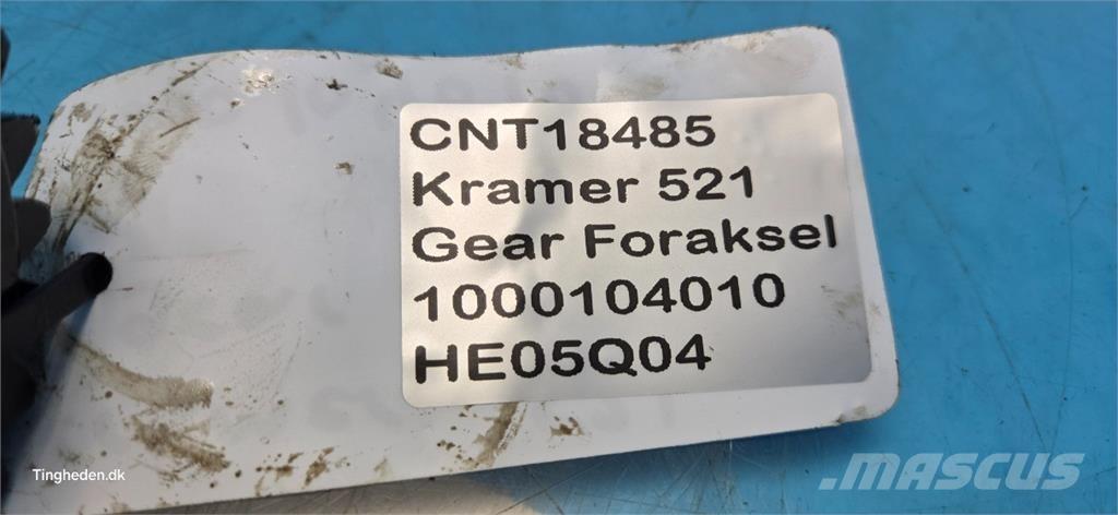Kramer 521 Nápravy