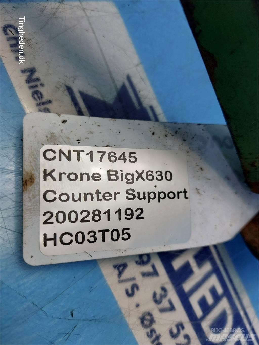 Krone Big X 630 Příslušenství strojů na seno a píci