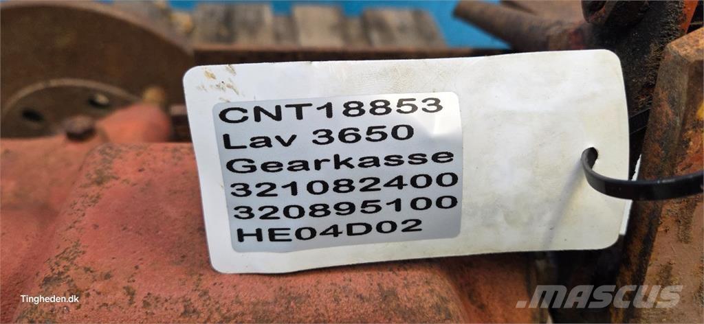 Laverda 3650 Převodovka