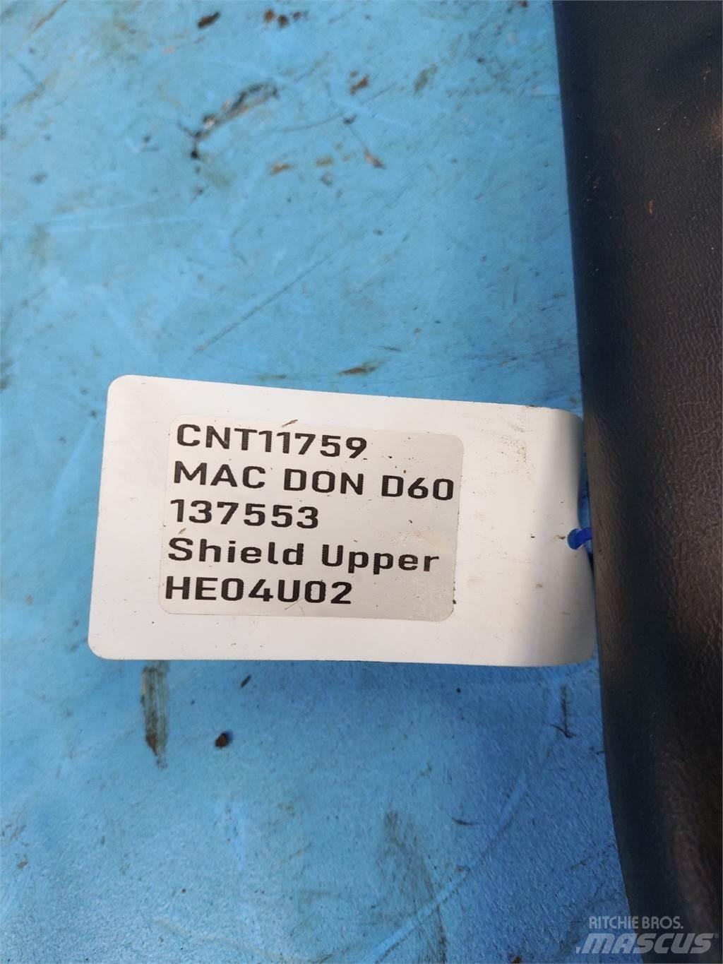 MacDon D60 Příslušenství a náhradní díly ke kombajnům