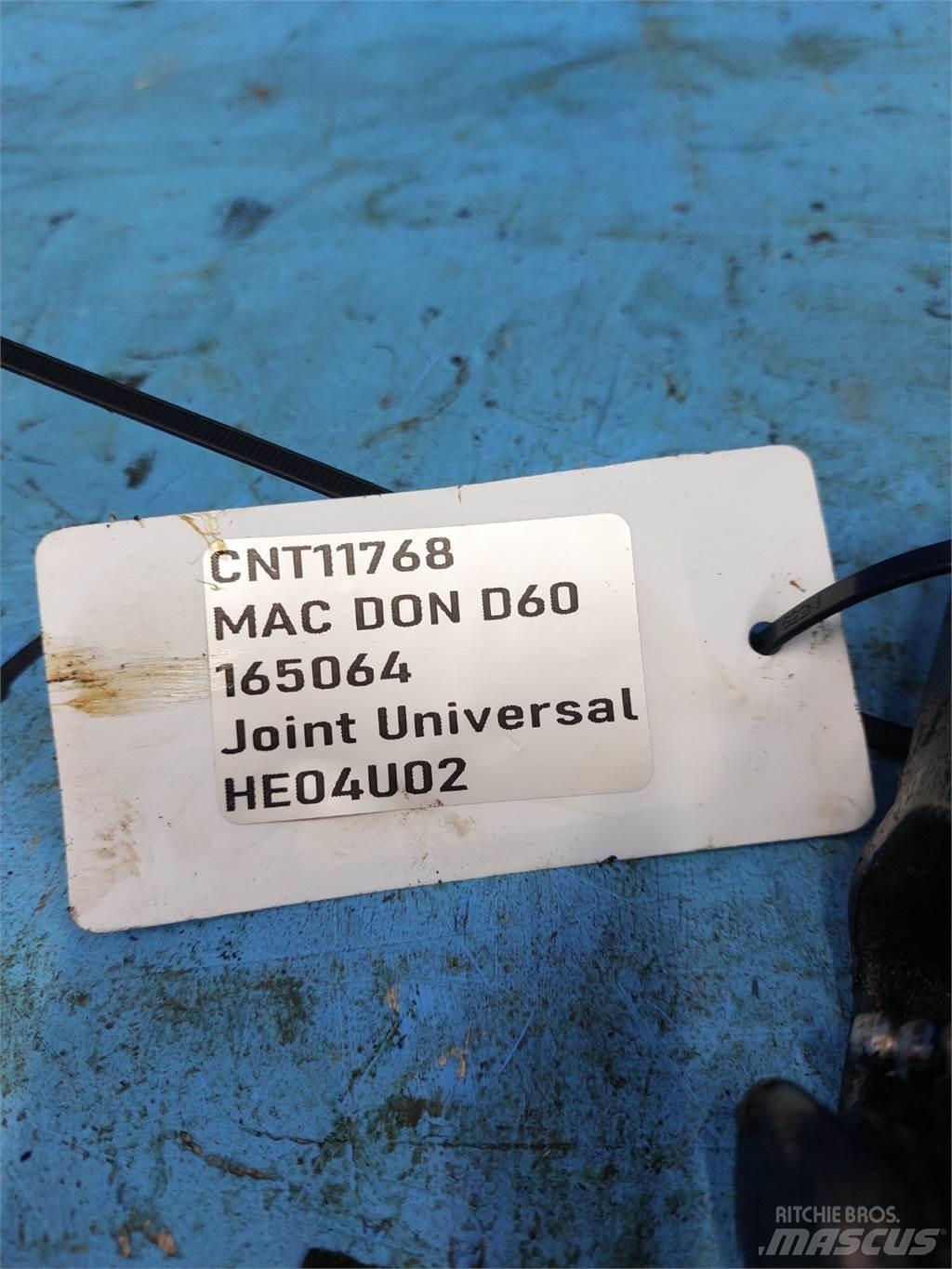 MacDon D60 Příslušenství a náhradní díly ke kombajnům