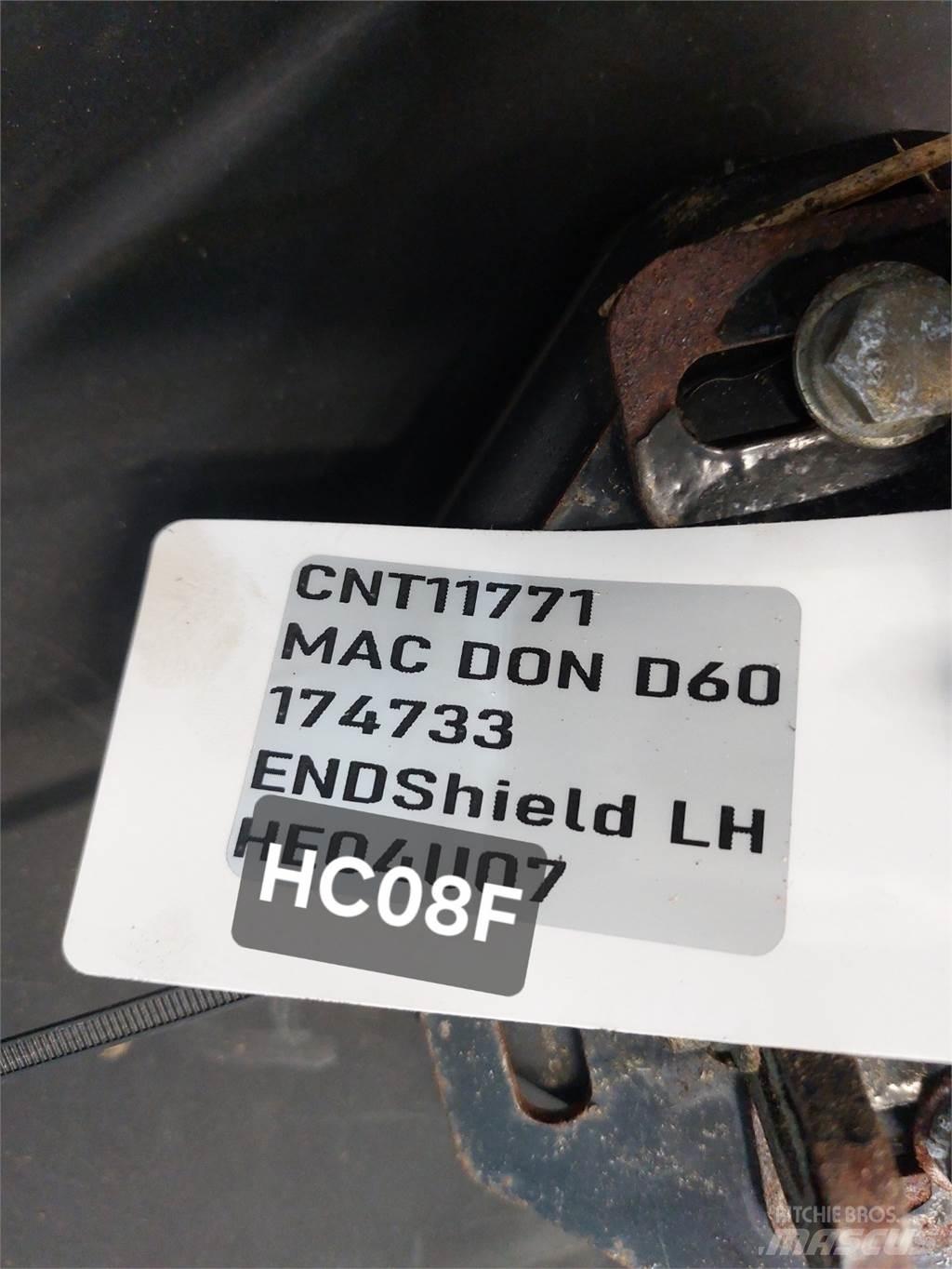 MacDon D60 Příslušenství a náhradní díly ke kombajnům