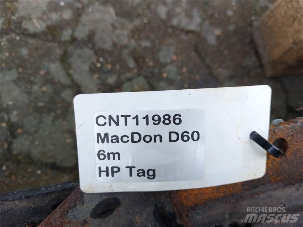 MacDon D60 Příslušenství a náhradní díly ke kombajnům