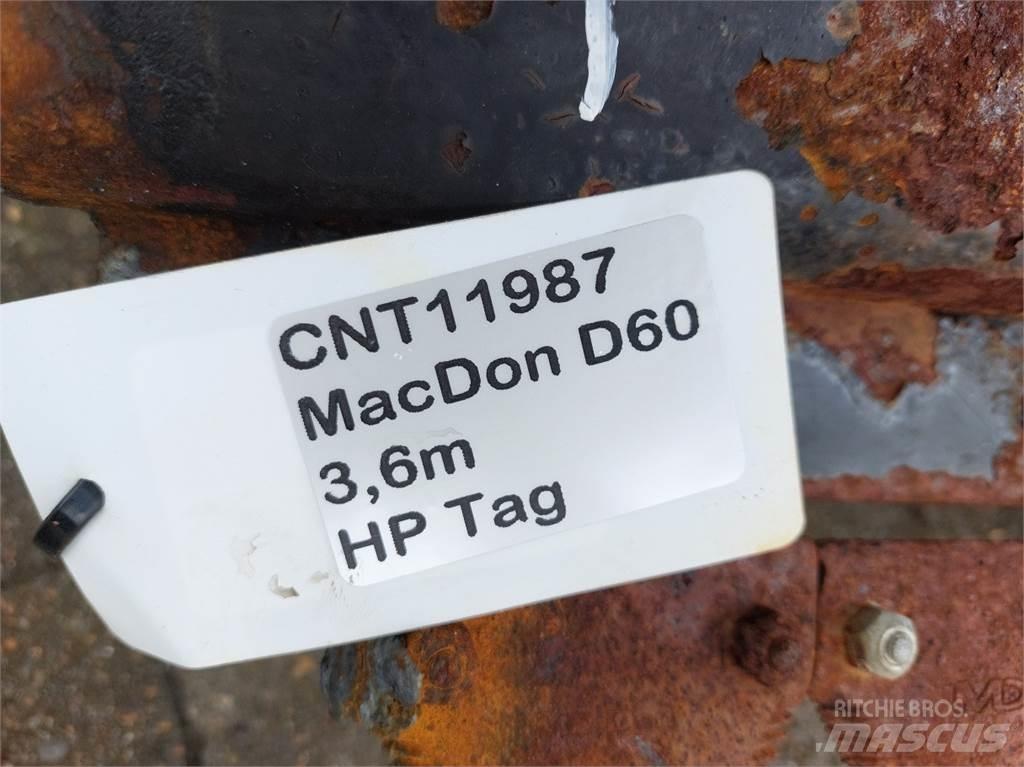 MacDon D60 Příslušenství a náhradní díly ke kombajnům