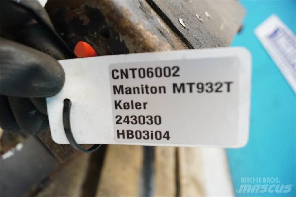 Manitou MT 932T Radiátory