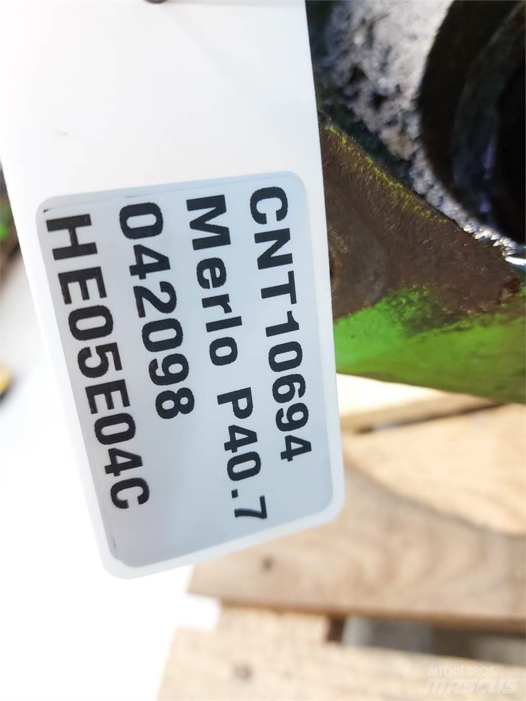 Merlo P40.7 Nápravy