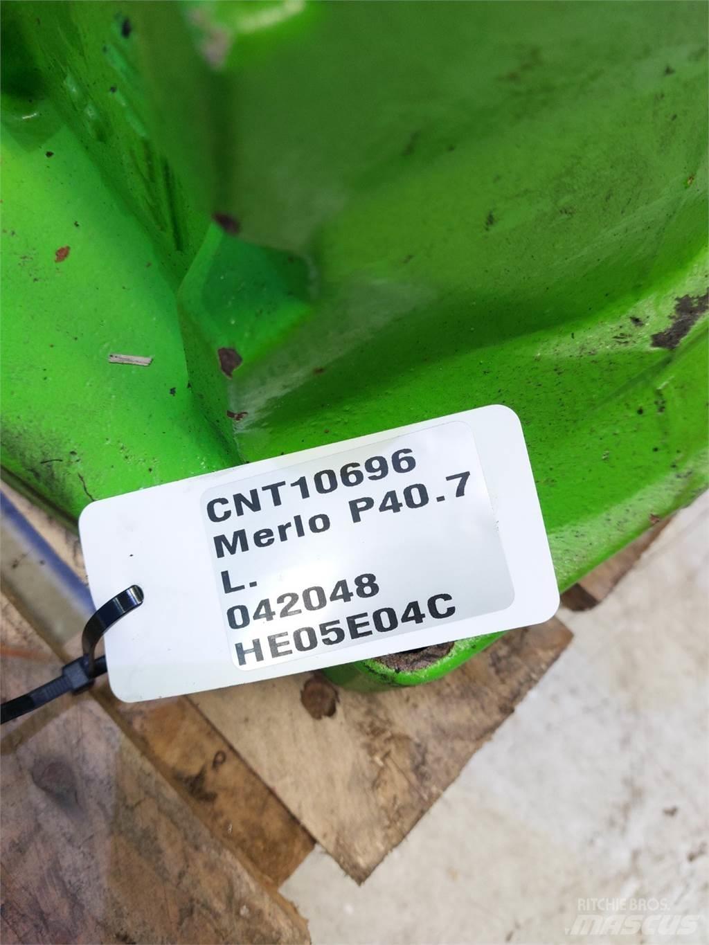 Merlo P40.7 Nápravy