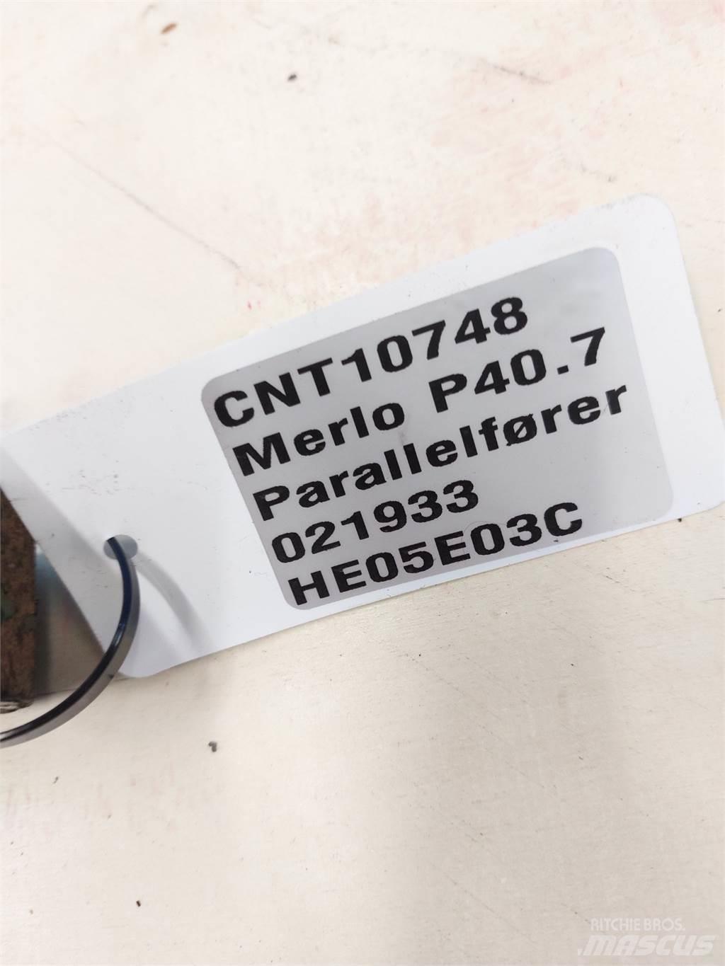 Merlo P40.7 Výložníky a lžíce