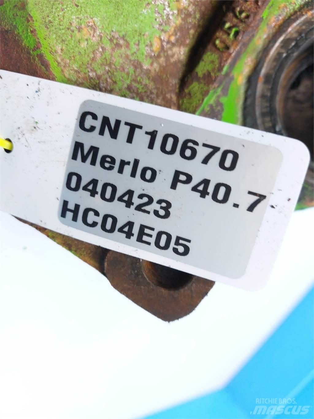 Merlo P41.7 Nápravy